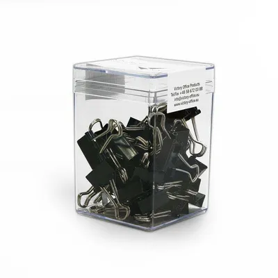 Klipy 19mm VICTORY OFFICE PRODUCTS 1196h36 mix kolorów 36szt