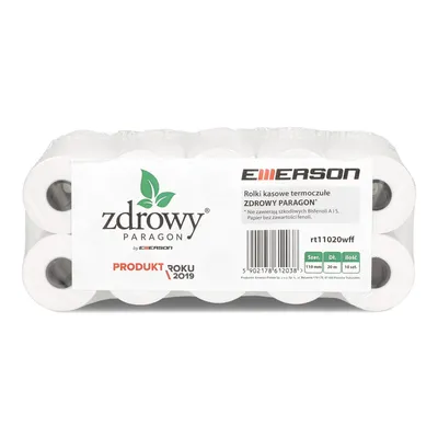Rolka termiczna 110mm x20m EMERSON zdrowy paragon 10szt fenol free