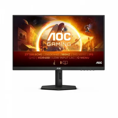 Aoc monitor q27g4x 27 cali ips 180hz hdmix2 dp pivot