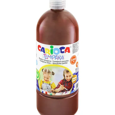 Farba tempera Carioca 40430/06 170-2660 1000ml brązowa