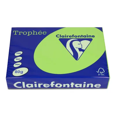 Papier ksero kolor a4 TROPHEE xca41875 miętowy 80g 500 ark