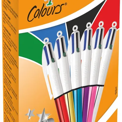 Długopis BIC 4 colours shine mix 964775 czterokolorowy 1.0mm