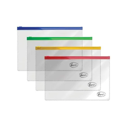 Teczka na suwak a5 FOROFIS 91137 mix 0.14mm pvc