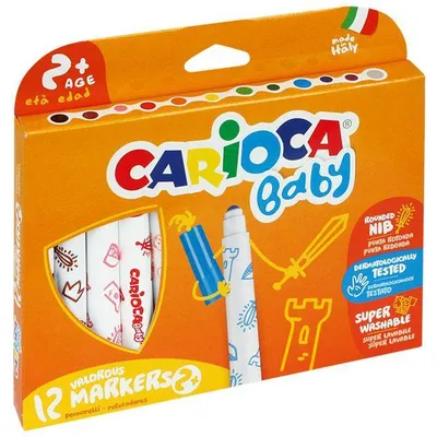 Flamastry Carioca 42249/42814 baby 160-1892 mix*12szt