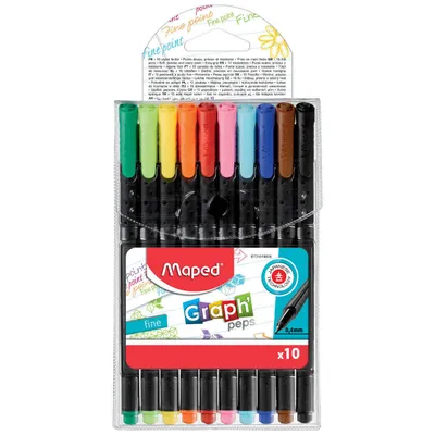 Cienkopis MAPED graph peps 10 szt etui