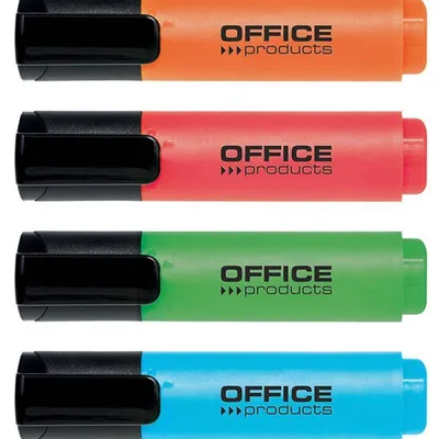 Zakreślacze OFFICE PRODUCTS mix kolorów 2-5mm 6szt