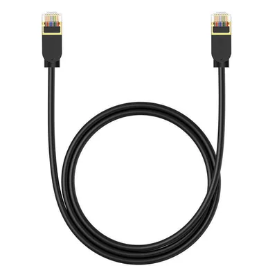 Kabel sieciowy Baseus high speed, ethernet rj45, gigabit, cat.7, 1m (czarny)