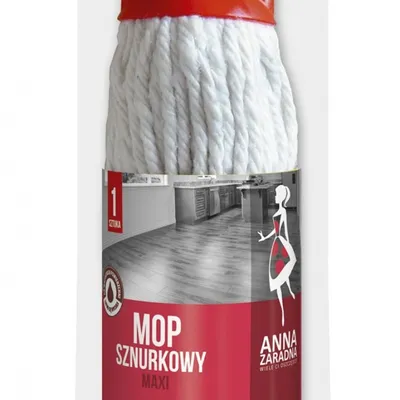 Mop sznurkowy ANNA ZARADNA biały