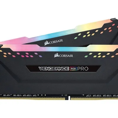 Corsair pamięć do pc ddr4 vengeance pro rgb dla intel xmp certified 16gb/3200(2*8gb) czarna cl16