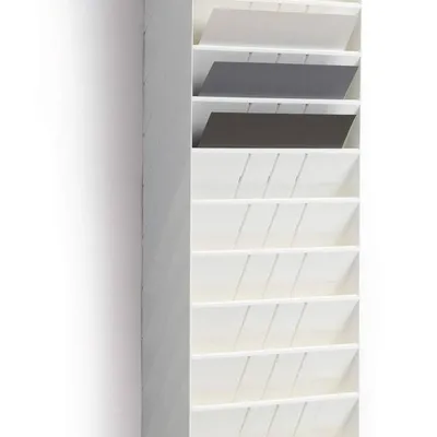 Zestaw pojemników na dokumenty poziomy a4 DURABLE flexiboxx 1709781010 biały 12szt