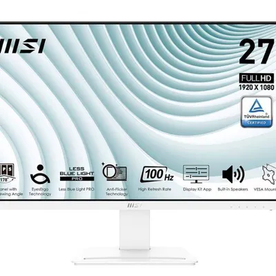 Msi monitor pro mp273aw 27 cali led/fhd/flat/100hz/white