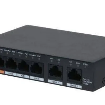 Dahua przełącznik pfs3006-4gt-60-v2 4-portowy poe