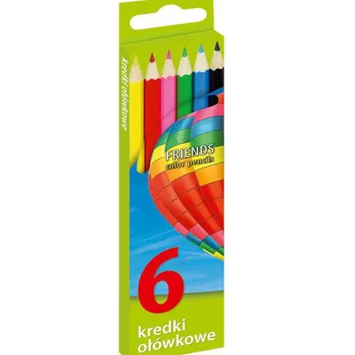 Kredki ołówkowe oem unionl 170-1379 6kol