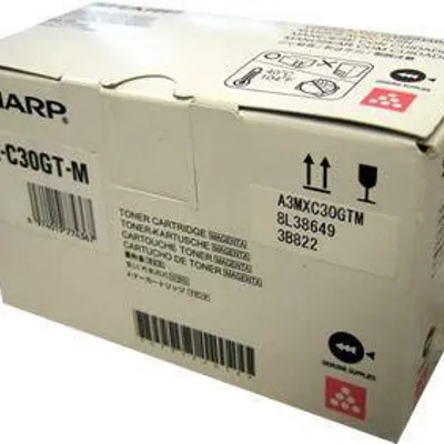 Toner oryginalny SHARP mxc30gtm magenta 6000 stron