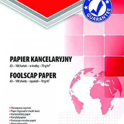 Papier kancelaryjny a3 OFFICE PRODUCTS kratka 100ark