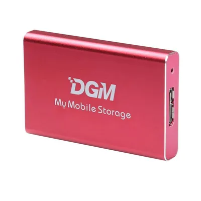 Dysk zewnętrzny ssd 256 gb DGM my mobile storage mms256rd usb 3.0 czerwony