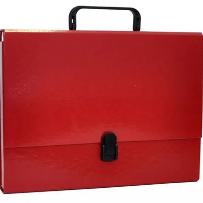 Teczka z rączką a4 OFFICE PRODUCTS bordowa tektura powlekana pp 50mm