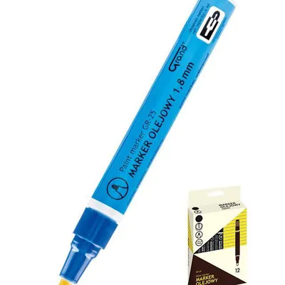 Marker olejowy Grand gr-25 160-1965 niebieski okrągła 1.8-2.8 mm