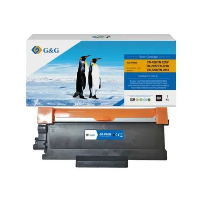 G&g kompatybilny toner z tn2210, tn420,tn2235, tn2230, tn2260, tn2010, black, 1200s, nt-pb420, dla brother hl-2130, 2132, 2240, 22