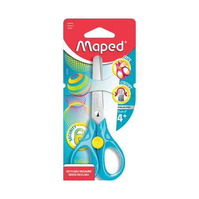 Nożyczki MAPED security 13 cm blister kartonowy