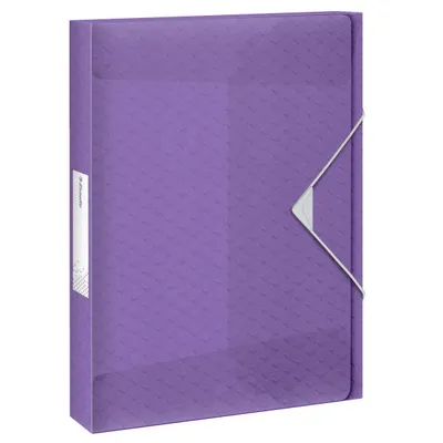 Teczka z gumką a4 ESSELTE colour'breeze 628452 lawendowy 40mm