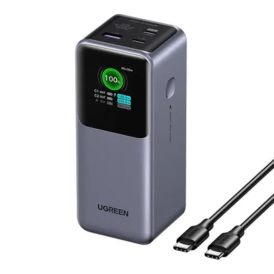 Powerbank 20000mah UGREEN nexode pb721, 2x usb-c + usb, 130w