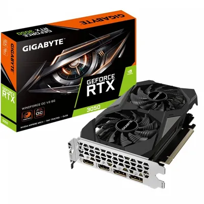 Gigabyte karta graficzna geforce rtx 3050 windforce oc v2 6gb gddr6 96bit 2dp/2hdmi