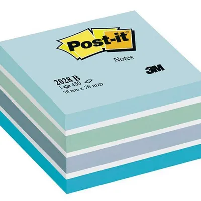 Karteczki samoprzylepne 76x76mm 3M post-it® 2028-b niebieske 450 kart