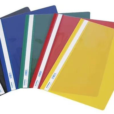 Skoroszyt plastikowy a4 DONAU twardy zielony pvc 150/160mikr
