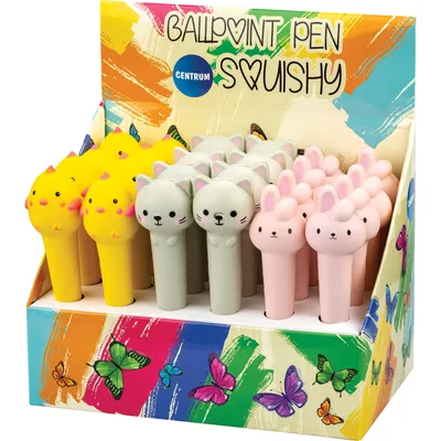 Długopis kulkowy CENTRUM squishy animals 89536 niebieski 0.7