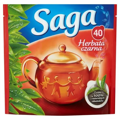 Herbata czarna SAGA 40 torebek