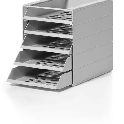 Pojemnik 244x45x331 DURABLE idealbox basic 1712003050 szary 5 szuflad
