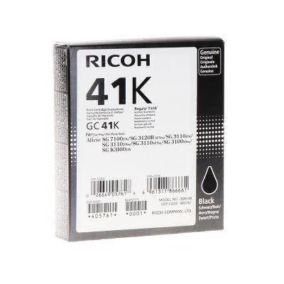 Żel kaseta oryginalna RICOH gc41k 405761 czarny 2500 stron