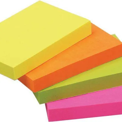 Karteczki samoprzylepne 51x76 CENTRUM 82211 neon mix 80 kart