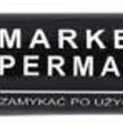 Marker permanentny TOMA to-201czer czerwony ścięta końcówka
