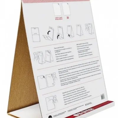 Flipchart blok samoprzylepny 50x58,5cm BI-OFFICE gładki 20ark