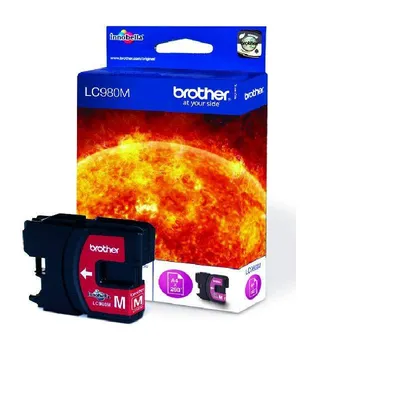 Tusz oryginalny BROTHER lc980m magenta 260 stron