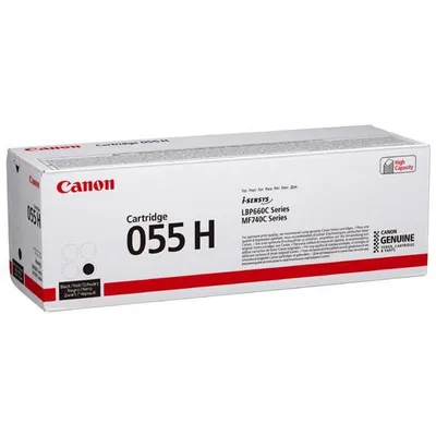 Canon oryginalny toner 055h, black, 7600s, 3020c002, high capacity, CANON mf742cdw, mf744cdw, mf746cx, lbp663cdw, lbp664cx, o