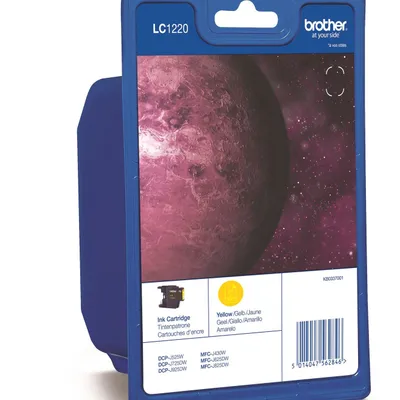 Tusz oryginalny BROTHER lc1220y yellow 300 stron