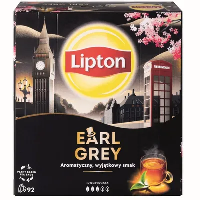 Herbata LIPTON earl grey 92 torebki