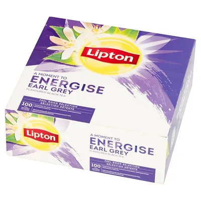 Herbata czarna LIPTON earl grey 100 kopert