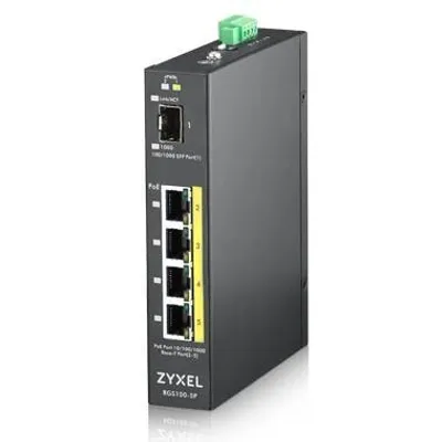 Zyxel rgs100-5p switch unmanaged poe sfp