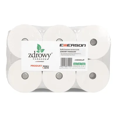 Rolka termiczna 80mm x80m EMERSON zdrowy paragon 6szt fenol free