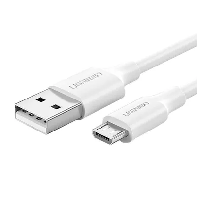 Kabel usb do micro usb UGREEN us289 qc 3.0 2.4a 0.25m (biały)