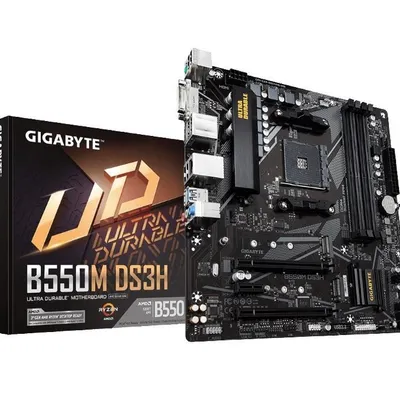 Gigabyte płyta główna b550m ds3h am4 4ddr4 hdmi/dvi m.2 usb3.2 matx