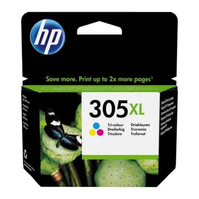 Hp oryginalny ink / tusz 3ym63ae, HP 305xl, tri-colour, hp 305xl, high yield, hp deskjet 2300, 2710, 2720, plus 4100