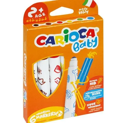 Flamastry Carioca 43223/42813 baby 160-1970 mix*6szt