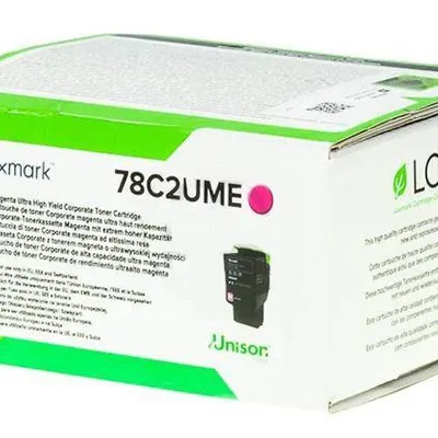 Toner oryginalny LEXMARK 78c2ume magenta 7000 stron
