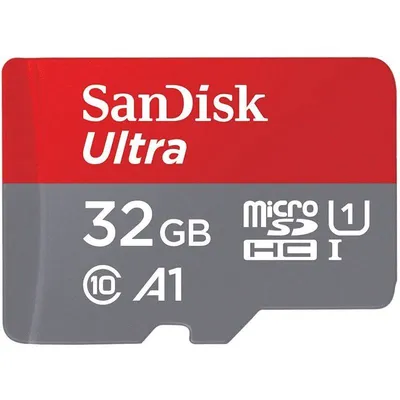 Sandisk ultra microsdhc 32gb 120mb/s a1 + adapter sd