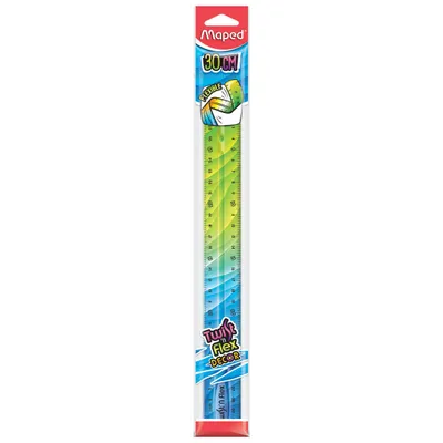 Linijka plastikowa 30cm MAPED twist’n flex decor niełamliwa